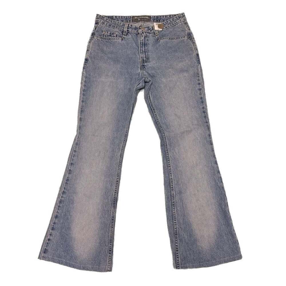 Vintage Levi's SilverTab Light Wash Flare Jeans Size 7M Casual